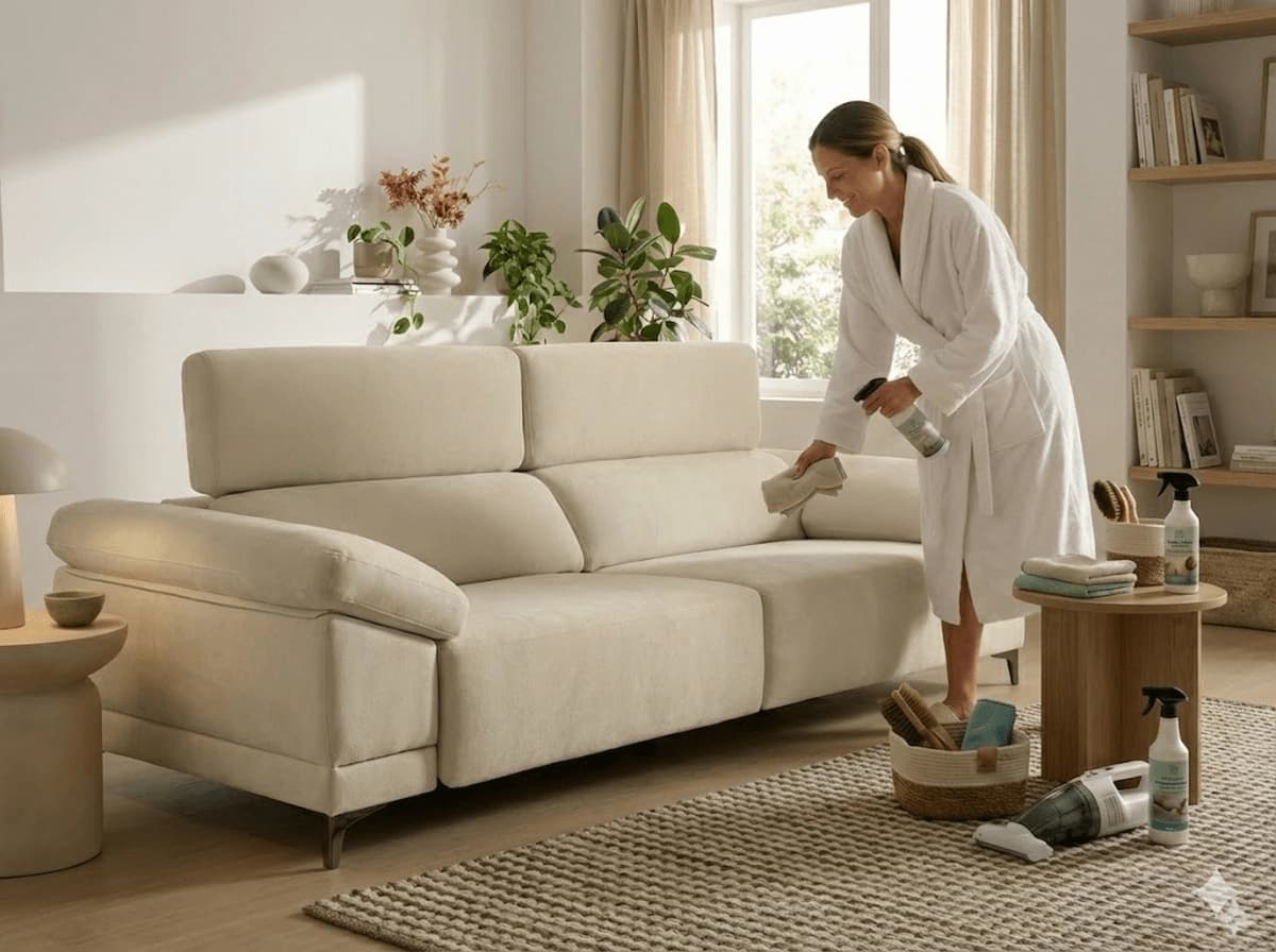 Cómo Limpiar tu Sofá de Tela Fácilmente